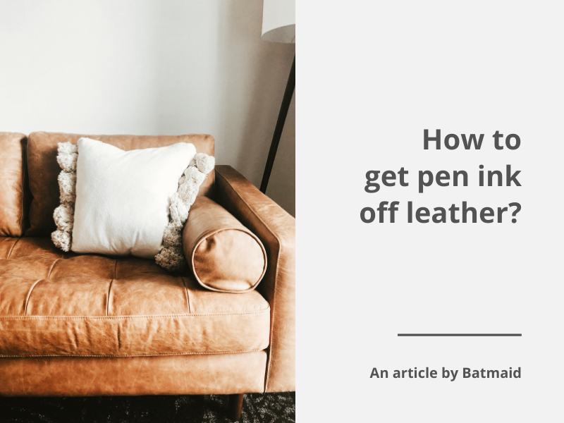 How to get pen ink off leather? blog